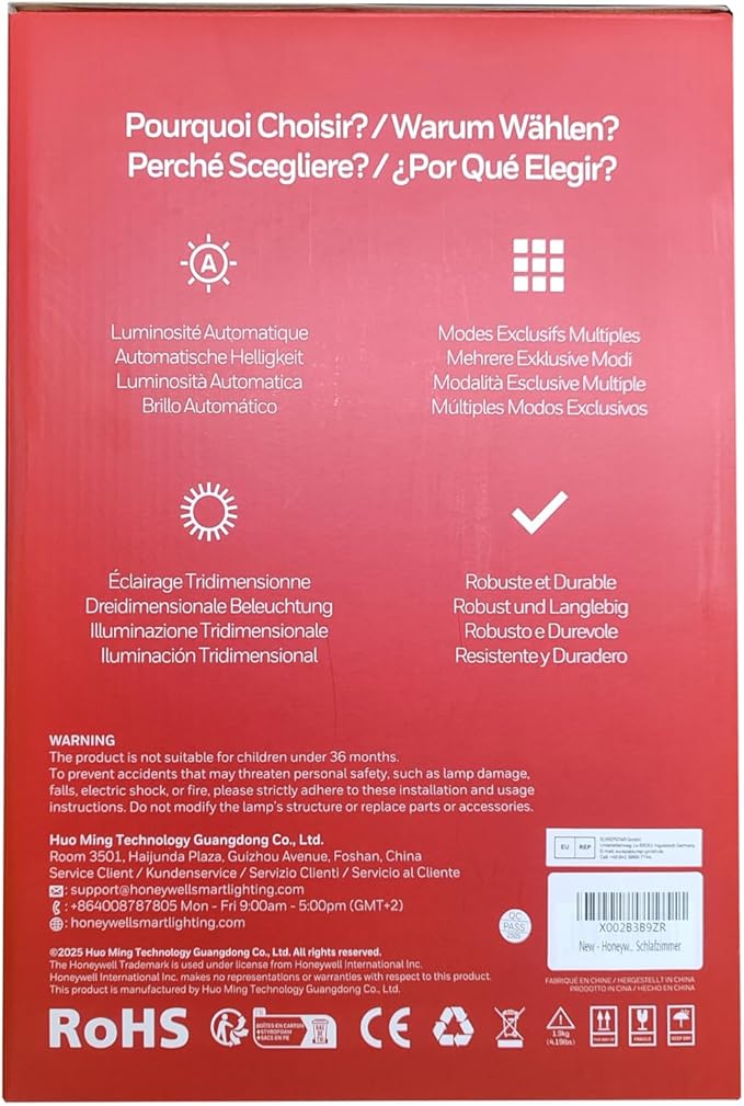Honeywell Desk Lamp for Home Office, H6 Sunturalux™ Eye-Caring Led Desk Light - Image 15