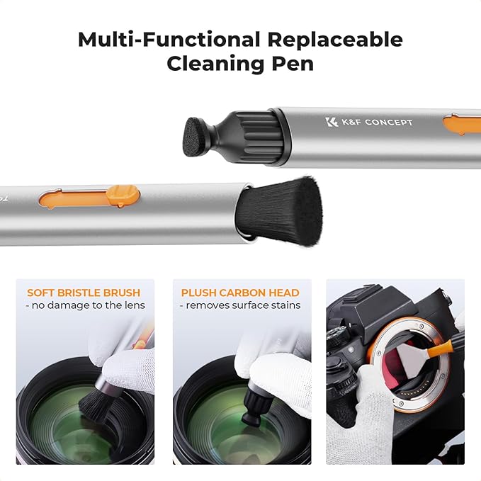 K&F CONCEPT 23 in 1 Camera Lens Cleaning Kit - Image 2