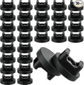 Yookeer 30 Pcs Magnetic Zip Tie Mount Base Black Magnetic Cable Clips Wire by Yookeer