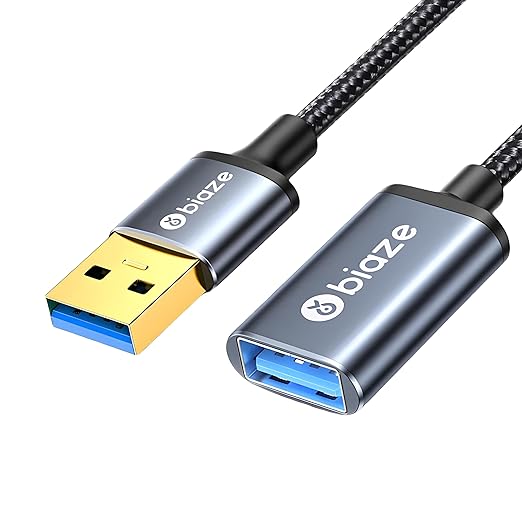 USB Extension Cable USB 3.0 Extension Cord Type A Male to Female Cord Nylon by biaze