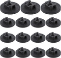 15 Pcs Magnetic Cable Clips Zip Tie Mount Base Black Magnetic Wire Holder by Tobeelec