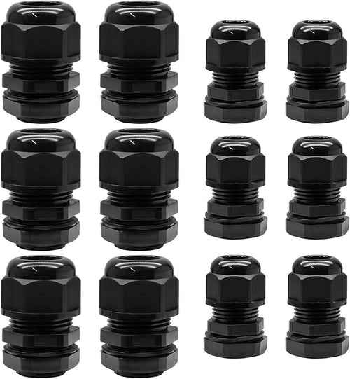12 Pcs Nylon Cable Glands by Kyuionty