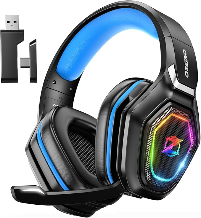 Wireless Gaming Headset for PC, Ps4 by Ozeino