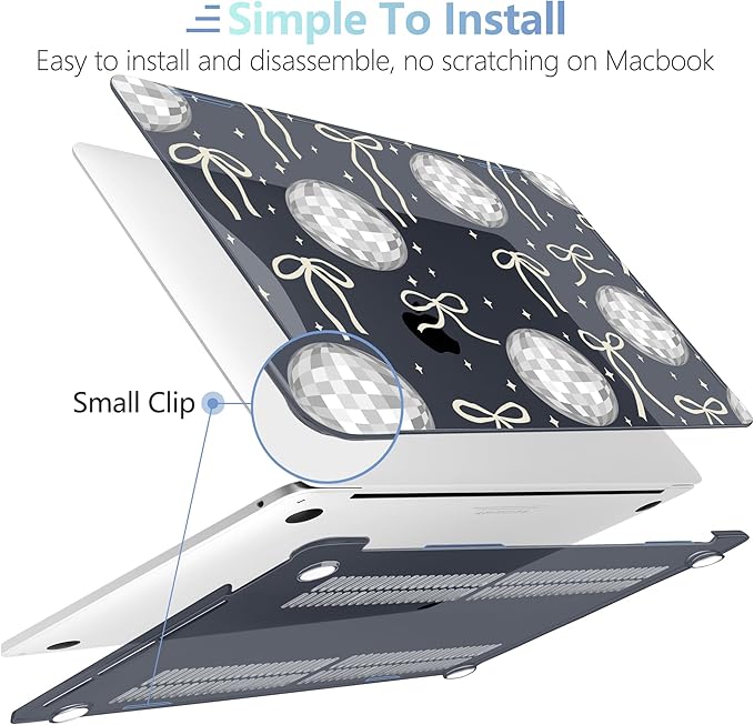 MEEgoodo Case for MacBook Pro 13 inch Case 2022 2021 2020 New A2338 M2/M1 A2251 - Image 4