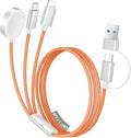 Temdan for Travel Vacation Essentials, 3 in 2 USB C Cable for Apple Watch by Temdan