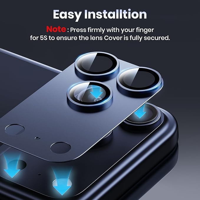 Hoerrye for iPhone 17 Pro Max Camera Lens Protector - Image 7