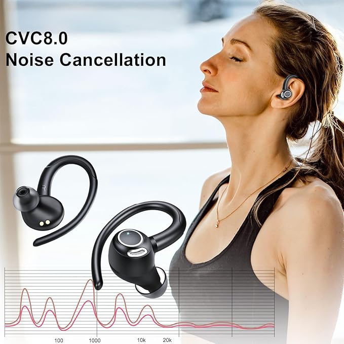 Wireless Earbuds Bluetooth 5.3 Headphones Sports, 48Hrs Playtime Bluetooth - Image 3