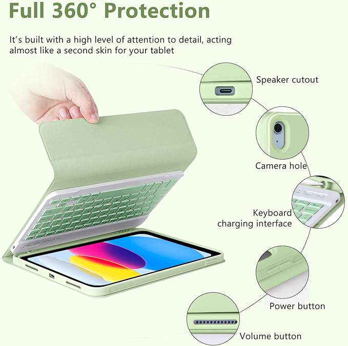 MMK iPad A16 Case, iPad 10th Generation Case - Image 5