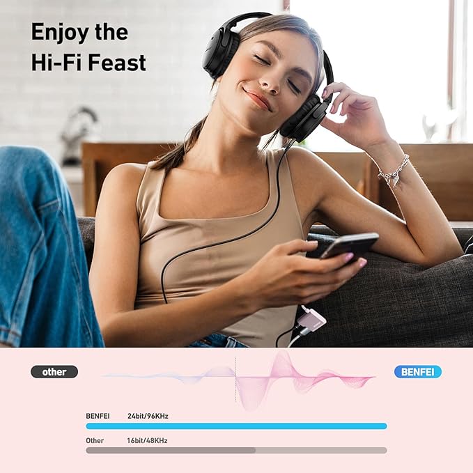 BENFEI USB C to Audio Jack Adapter - Image 3