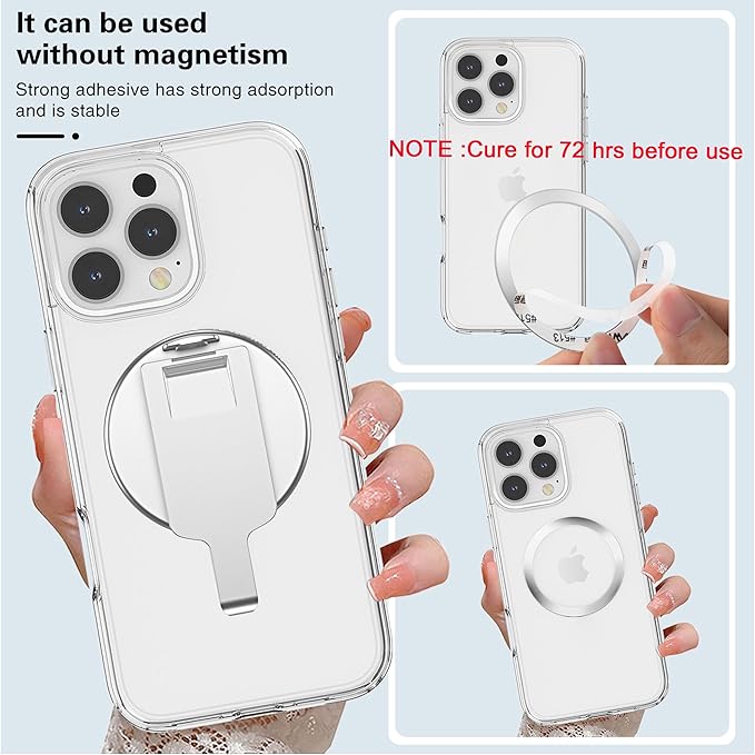 BAISRKE Magnetic Belt Clip Phone Holder, Strong Magnetic Waist Clip Compatible - Image 3