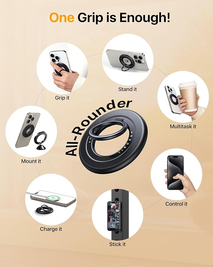 andobil Double-sided Magnetic Phone Grip - Image 7