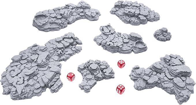 EnderToys Grotto Floors by Printable Scenery, 3D Printed Tabletop RPG Scenery - Image 2