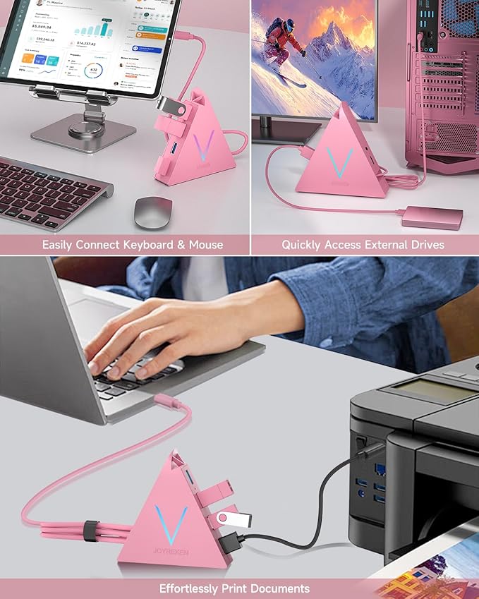 USB C Hub, Type C to 4 USB 3.0 Ports - Image 4