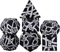 D&D Stripe Dice Set, Crack Polyhedral Dice by Maywin