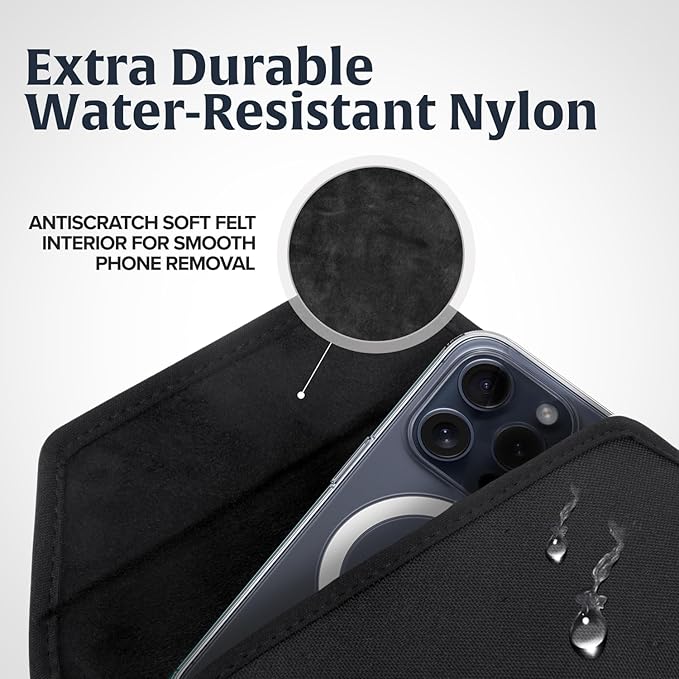 Turtleback Belt Clip for iPhone 16 Pro, 15 pro 14 Pro 13 Pro -Small- Fits - Image 5