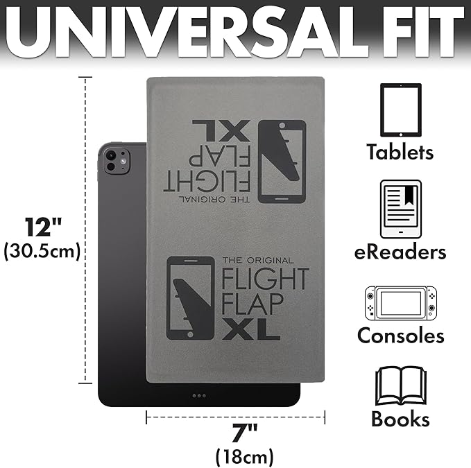 Airplane Tablet Holder, Extra Large 12x7” Flexible Cell Phone and Tablet Holder - Image 5