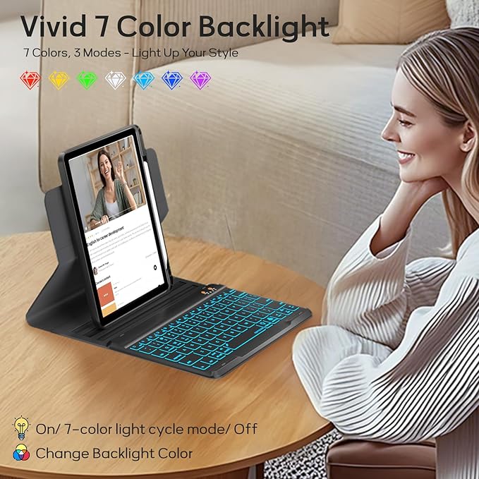 BLUTLOTUS for iPad 11th 10th Generation Case - Image 6