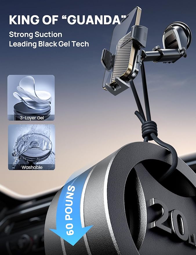 Adjustable Windshield Phone Mount - Image 4