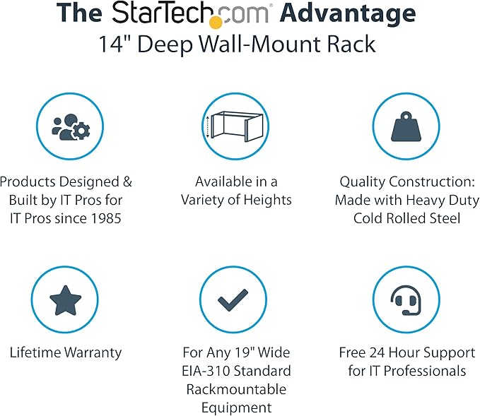 StarTech.com 4U Wall Mount Network Rack - Image 3