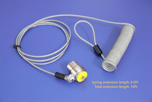 10-Foot Retractable Anti-Theft Steel Cable Lock - Image 2