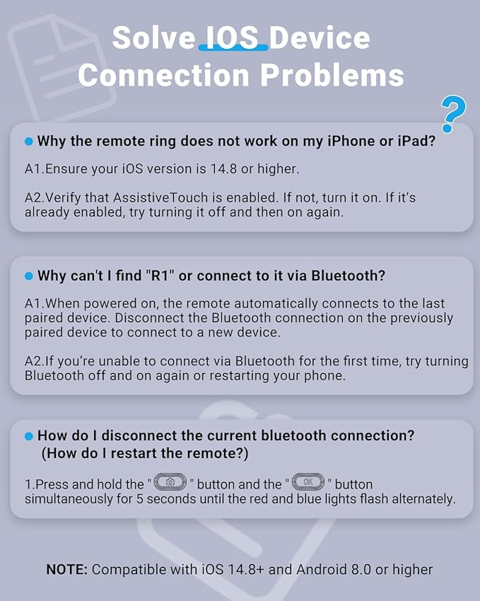 TikTok Scrolling Ring Remote Control, Camera Shutter Remote, Wireless Bluetooth - Image 8