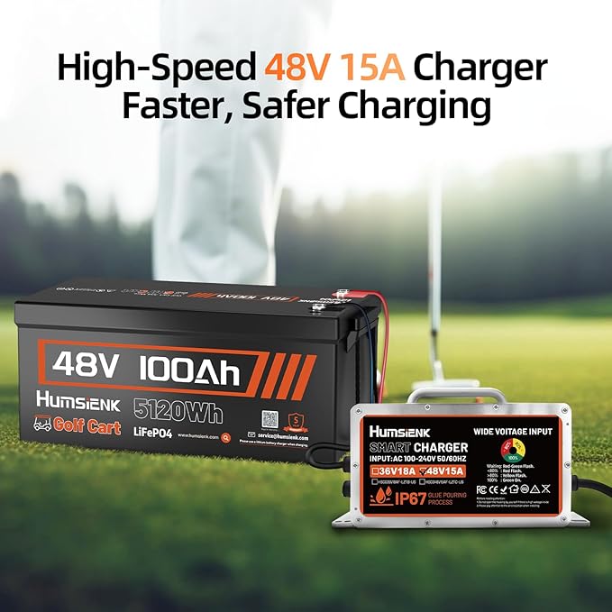 2PCS 48V Lithium Battery for Golf Cart - Image 9