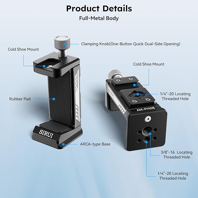 SIRUI Phone Mount for Tripod - Image 2