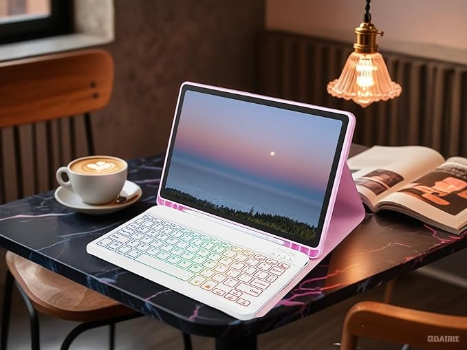 Keyboard Case for Samsung Galaxy Tab S10 FE / S9 FE 10.9 inch/Tab S9 / S8 / S7 - Image 5