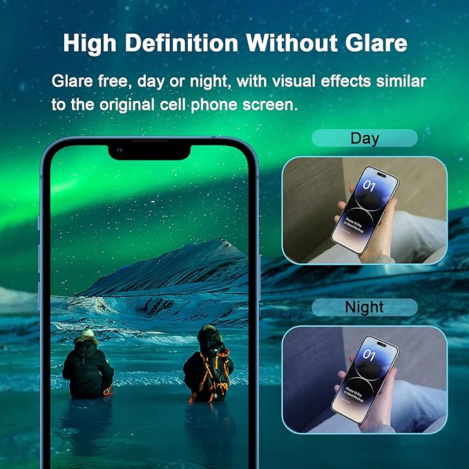 Blue Light Screen Protector for iPhone 16e iPhone 13 iPhone 13 Pro & iPhone 14 - Image 6