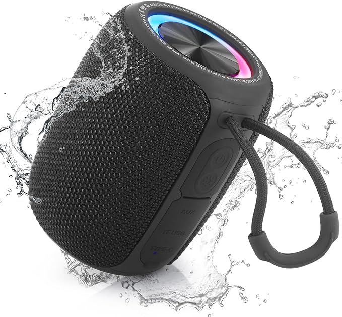 Portable Bluetooth Speaker, BT5.3 Wireless Speaker 20W Bass Diaphragms - Image 8