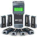 RJ45 Network Cable Tester, VXSCAN 8 Remote Units Network LAN Length Ethernet by VXSCAN