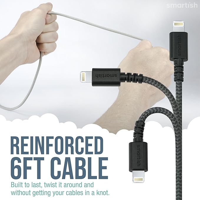 Smartish 2 in 1 USB C to USB C/Lightning Cable - Image 4