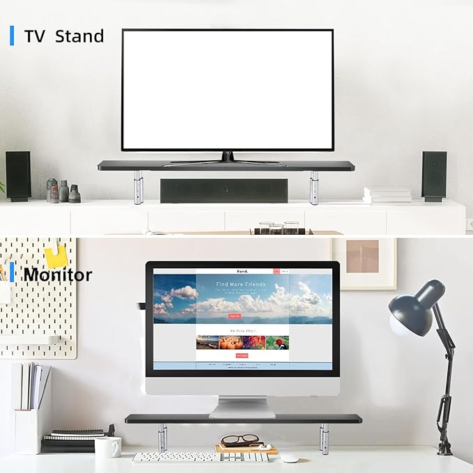 suptek Laptop Stand for Desk, Computer Monitor Laptop Stand Riser for Printer - Image 4