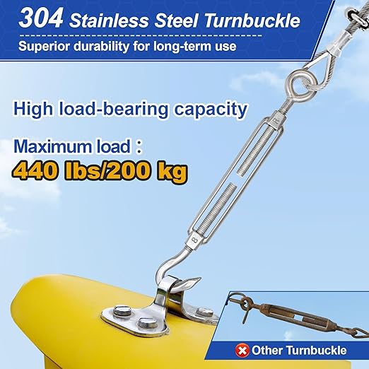 TooTaci 3/16 Wire Rope Kit - Image 4