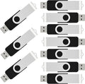 10pcs 8GB USB Flash Drive 8G Black USB 2.0 Flash Memory Stick Thumb Stick by VICF%C3%BCN