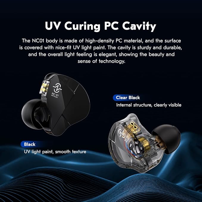 CCZ NC01 Gospel Gaming Earbuds, Stereo Sound in Ear Monitor Headphones Wired - Image 2