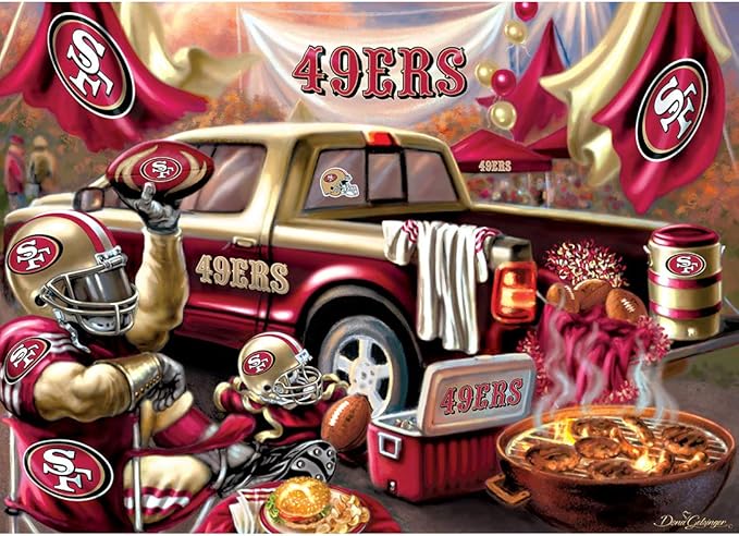 MasterPieces - 1000 Piece Jigsaw Puzzle, NFL San Francisco 49ers, Fun - Image 8