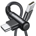 AINOPE 2-Pack Type C Charging Cable 3.1A Fast Charge, Right Angle USB C Cable by AINOPE10yearsforphoneaccessories