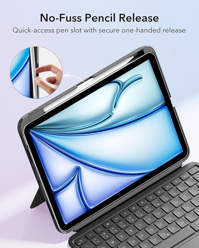 ESR for iPad 11th/10th Gen Flex Keyboard Case, Ultra-Light Magnetic Detachable - Image 9