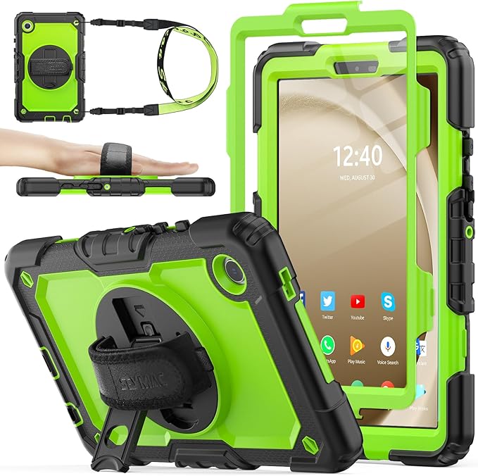 SEYMAC stock Case for Samsung Galaxy Tab A9 8.7'', Full-Body Drop Protection by SEYMACstock