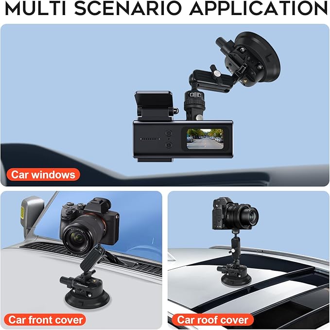 4.5"/14cm Camera Suction Cup Mount - Image 5
