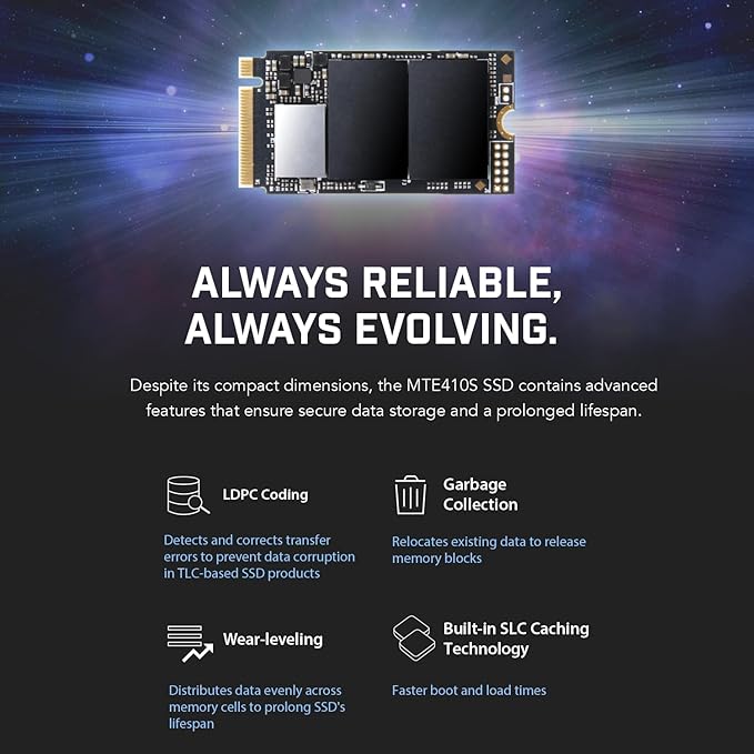 Transcend 2TB M.2 2242 SSD, PCIe Gen4x4 NVMe 3D TLC, - Image 8