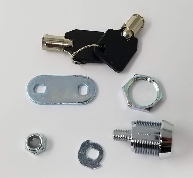 Admiral Locks Tubular Cam Lock, Keyed Alike Removable Key RV Compartment - Image 3