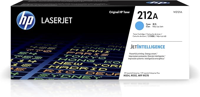 HP 212A Cyan Toner Cartridge | Works by HP