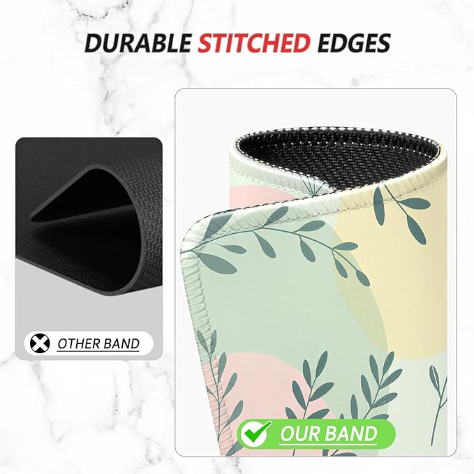 ITNRSIIET Mouse Pad Non-Slip Rubber Base Smooth Surface Stitched Edges - Image 5