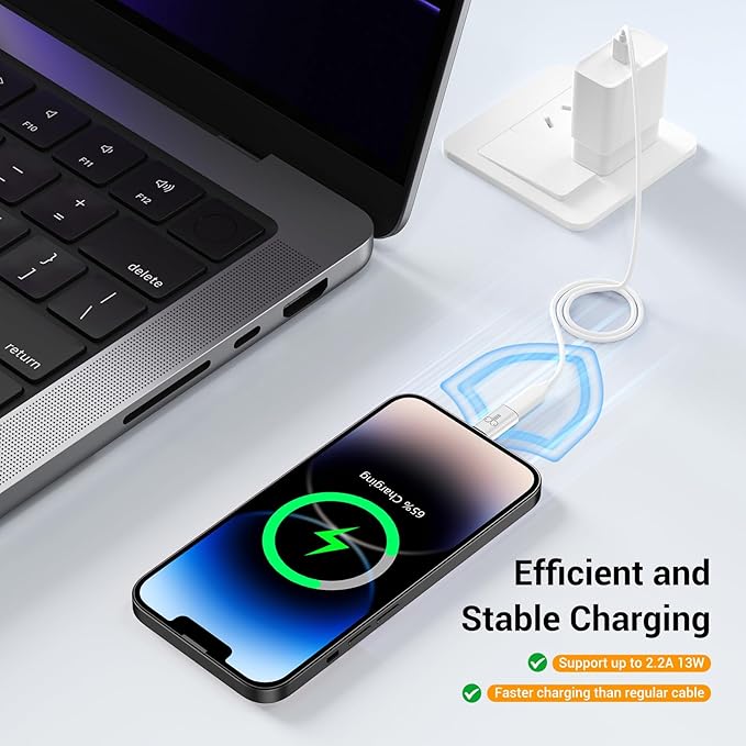 Temdan 4 Pack USB C to Lightning Adapter - Image 7