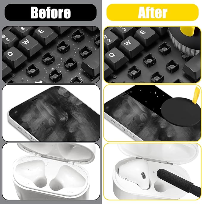 walrfid 2pcs Computer Keyboard Cleaner Kit, Laptop Screen Cleaning Spray - Image 5