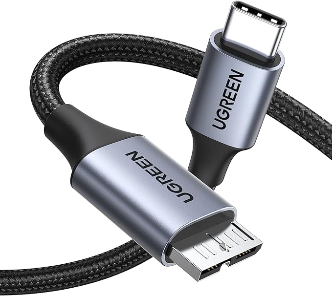 UGREEN 10 Gbps Micro B to USB C Hard Drive Cables, 10FT USB C to Micro B - Image 8