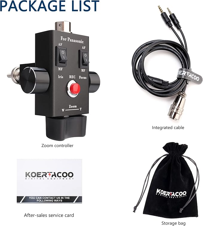 Camcorder Zoom Controller, Remote Control Zoom, and Focus Control + 2.5mm and - Image 7
