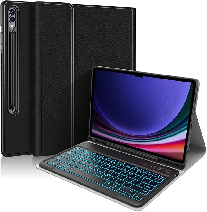 Keyboard Case for Samsung Galaxy Tab S10+ Plus / S9 FE+ Plus / S9+ Plus 12.4 by PIMOFEE